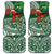 Christmas Hawaii with I'iwi Bird Car Mats Aloha Mele Kalikimaka - Green Art