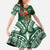 Christmas Hawaii with I'iwi Bird Family Matching Summer Maxi Dress and Hawaiian Shirt Aloha Mele Kalikimaka - Green Art