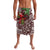 Christmas Hawaii with I'iwi Bird Lavalava Aloha Mele Kalikimaka - Oxblood Art