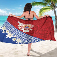 French Polynesia Sarong Tahitian Tiare Flowers Tribal LT9 - Polynesian Pride