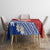 French Polynesia Tablecloth Tahitian Tiare Flowers Tribal