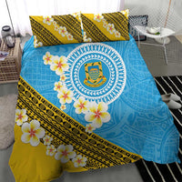 Tuvalu Plumeria Flowers Bedding Set Polynesian Tribal Pattern LT9 - Polynesian Pride