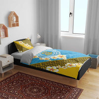 Tuvalu Plumeria Flowers Bedding Set Polynesian Tribal Pattern LT9 - Polynesian Pride