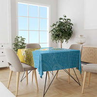 Tuvalu Plumeria Flowers Tablecloth Polynesian Tribal Pattern LT9 - Polynesian Pride