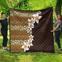 Vintage Hibiscus Turtle Pattern Quilt with Plumeria Half Style LT9 - Polynesian Pride