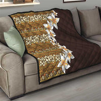 Vintage Hibiscus Turtle Pattern Quilt with Plumeria Half Style LT9 - Polynesian Pride