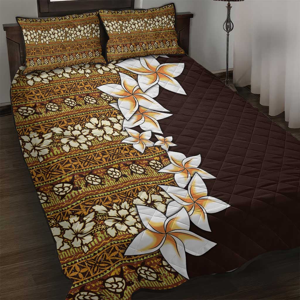 Turtle Plumeria Polynesian orders Bedding Cover Set