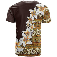 Vintage Hibiscus Turtle Pattern T Shirt with Plumeria Half Style LT9 - Polynesian Pride