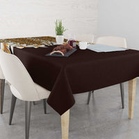 Vintage Hibiscus Turtle Pattern Tablecloth with Plumeria Half Style LT9 - Polynesian Pride