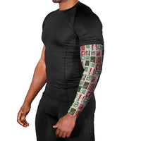 Mele Kalikimaka Hawaiian Quilt and Lei Patchwork Arm Sleeves LT9 - Polynesian Pride