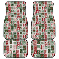 Mele Kalikimaka Hawaiian Quilt and Lei Patchwork Car Mats LT9 - Polynesian Pride