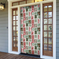 Mele Kalikimaka Hawaiian Quilt and Lei Patchwork Door Cover LT9 - Polynesian Pride