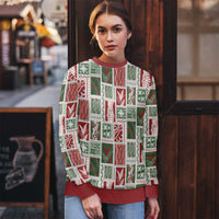 Mele Kalikimaka Hawaiian Quilt and Lei Patchwork Ugly Christmas Sweater LT9 - Polynesian Pride
