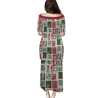 Mele Kalikimaka Hawaiian Quilt and Lei Patchwork Puletasi LT9 - Polynesian Pride