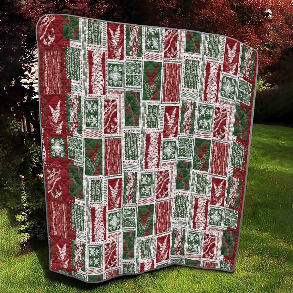 Mele Kalikimaka Hawaiian Quilt and Lei Patchwork Quilt LT9 - Polynesian Pride