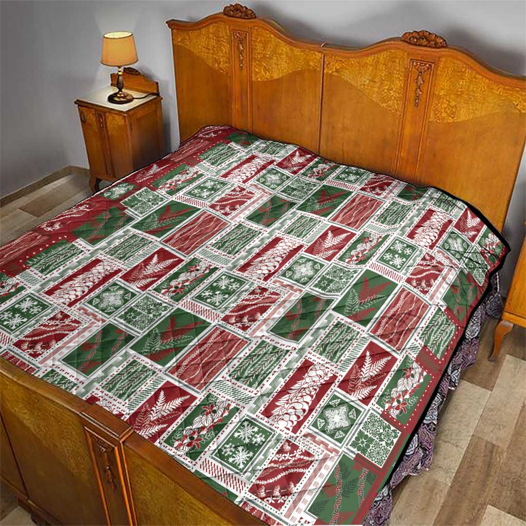 Mele Kalikimaka Hawaiian Quilt and Lei Patchwork Quilt LT9 - Polynesian Pride