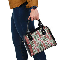 Mele Kalikimaka Hawaiian Quilt and Lei Patchwork Shoulder Handbag LT9 - Polynesian Pride