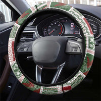 Mele Kalikimaka Hawaiian Quilt and Lei Patchwork Steering Wheel Cover LT9 - Polynesian Pride