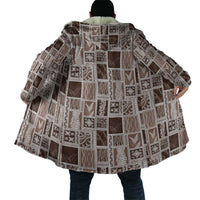 Vintage Aloha Block Quilt Cloak Beige Inspired Lei Motifs LT9 - Polynesian Pride