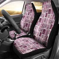 Vintage Aloha Block Quilt Car Seat Cover Pink Inspired Lei Motifs LT9 - Polynesian Pride