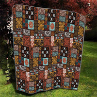 Vintage Hawaiian Quilting Patterns Quilt Brown Style Tribal Fabric Patchwork LT9 - Polynesian Pride