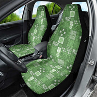 Vintage Hawaiian Quilting Patterns Car Seat Cover Green Style Tribal Fabric Patchwork LT9 - Polynesian Pride