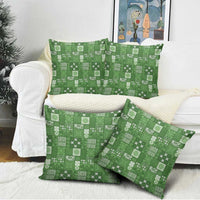 Vintage Hawaiian Quilting Patterns Pillow Cover Green Style Tribal Fabric Patchwork LT9 - Polynesian Pride