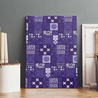 Vintage Hawaiian Quilting Patterns Canvas Wall Art Purple Style Tribal Fabric Patchwork LT9 - Polynesian Pride