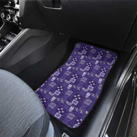 Vintage Hawaiian Quilting Patterns Car Mats Purple Style Tribal Fabric Patchwork LT9 - Polynesian Pride