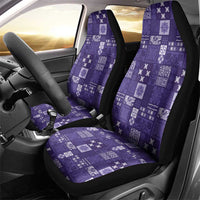 Vintage Hawaiian Quilting Patterns Car Seat Cover Purple Style Tribal Fabric Patchwork LT9 - Polynesian Pride