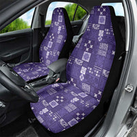 Vintage Hawaiian Quilting Patterns Car Seat Cover Purple Style Tribal Fabric Patchwork LT9 - Polynesian Pride