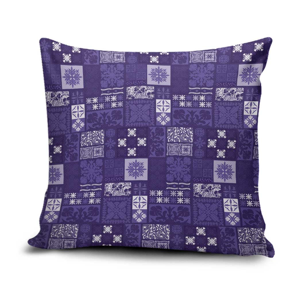 Vintage Hawaiian Quilting Patterns Pillow Cover Purple Style Tribal Fabric Patchwork LT9 Purple - Polynesian Pride