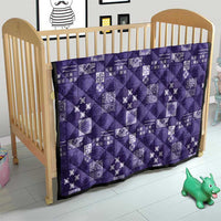 Vintage Hawaiian Quilting Patterns Quilt Purple Style Tribal Fabric Patchwork LT9 - Polynesian Pride