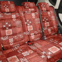 Vintage Hawaiian Quilting Patterns Back Car Seat Cover Red Style Tribal Fabric Patchwork LT9 - Polynesian Pride