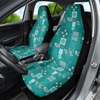 Vintage Hawaiian Quilting Patterns Car Seat Cover Turquoise Style Tribal Fabric Patchwork LT9 - Polynesian Pride