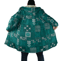 Vintage Hawaiian Quilting Patterns Cloak Turquoise Style Tribal Fabric Patchwork LT9 - Polynesian Pride