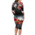 ANZAC DAY Heroes Of The Gallipoli Long Sleeve Bodycon Dress LT9 - Polynesian Pride