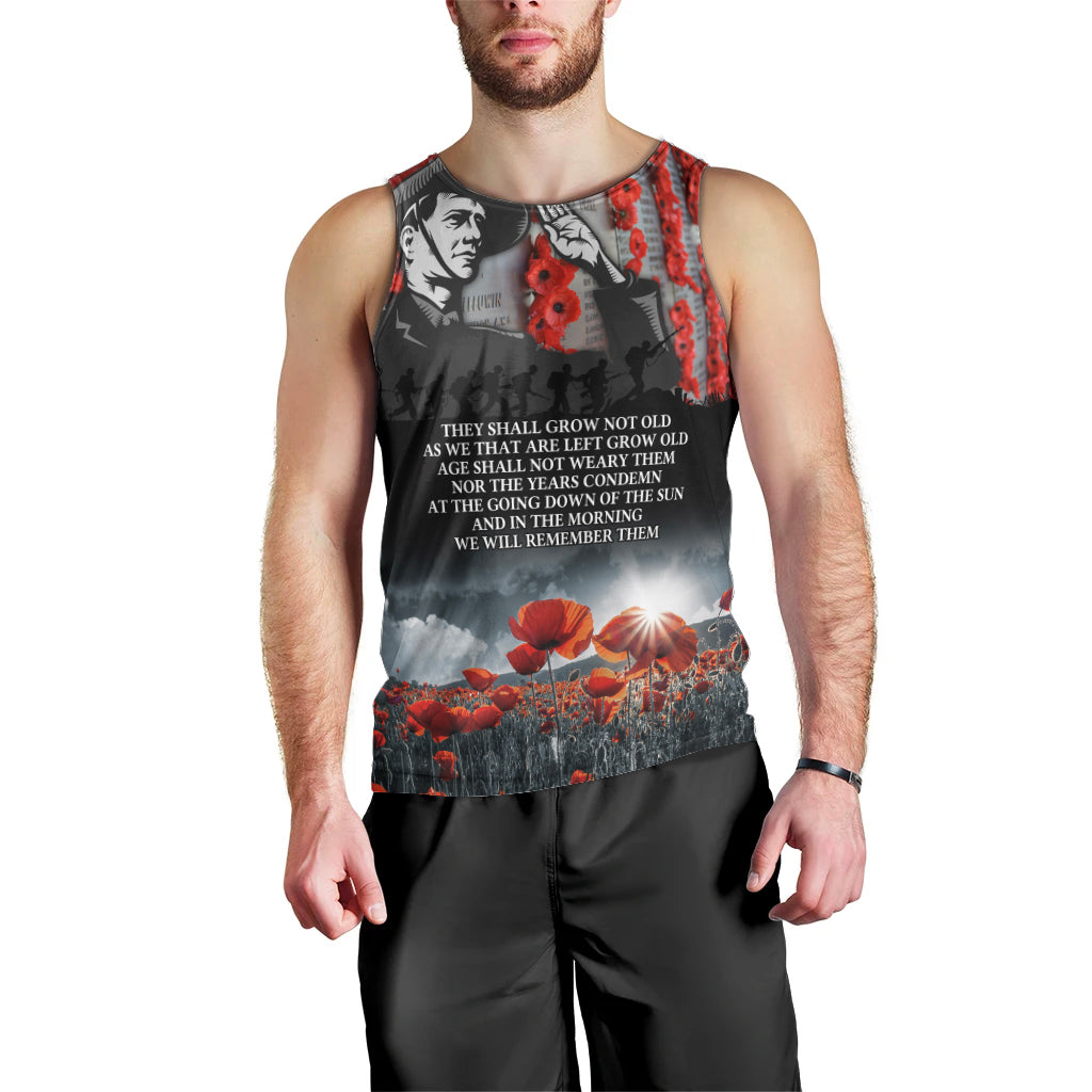 ANZAC DAY Heroes Of The Gallipoli Men Tank Top LT9 - Polynesian Pride