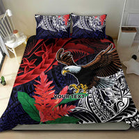 American Samoa Bald Eagle Personalized Bedding Set Samoa Muamua Le Atua LT9 - Polynesian Pride