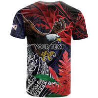 American Samoa Bald Eagle Personalized T Shirt Samoa Muamua Le Atua LT9 - Polynesian Pride