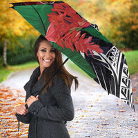 American Samoa Bald Eagle Personalized Umbrella Samoa Muamua Le Atua LT9 - Polynesian Pride