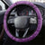 Anzac Day Gallipoli Steering Wheel Cover Purple Poppy Flowers