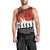 Anzac Day Gallipoli Personalised Men Tank Top Red Poppy Flowers