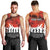 Anzac Day Gallipoli Personalised Men Tank Top Red Poppy Flowers