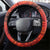 Anzac Day Gallipoli Steering Wheel Cover Red Poppy Flowers