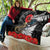 Kiwi-Tui Bird Soldier ANZAC Day Personalised Quilt Maori Silver Fern Motif