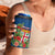 Personalised Fiji Island Tropical Flowers and Tapa Pattern 4 in 1 Can Cooler Tumbler