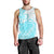 Polynesian Men Tank Top Tribal Tattoo Aqua Screen Color LT9 - Polynesian Pride