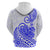 Polynesian Hoodie Tribal Tattoo Blue Screen Color LT9 - Polynesian Pride