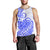 Polynesian Men Tank Top Tribal Tattoo Blue Screen Color LT9 - Polynesian Pride